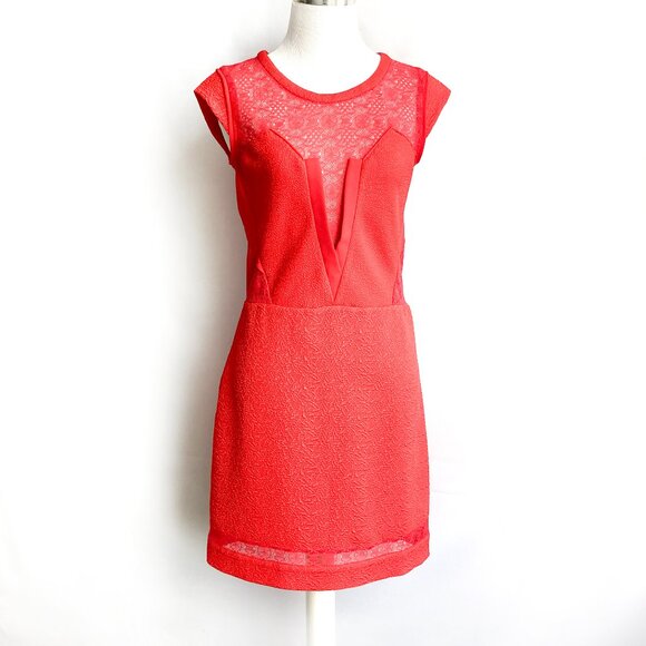 The Kooples Sheath Dress with Lace Detail - Picture 1 of 9